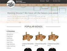 Tablet Screenshot of expresscheapcardboardboxes.com